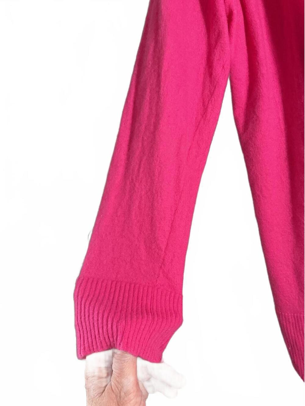 Carlisle Collection Pink Open Front Cashmere Cardigan XL - Picture 6 of 10